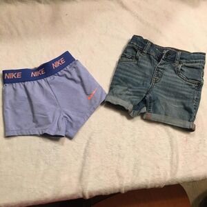 Baby girls shorts bundle 2T Nike